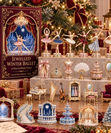 24 Days Of Jewelled Winter Ballet Advent Calendar Christmas Tree Ornaments Gifts For Xmas