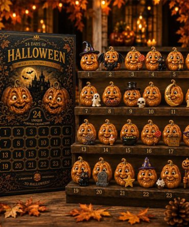 24-Day Pumpkin Ornament Halloween Countdown Advent Calendar Spooky Home Decor Gifts Ideas
