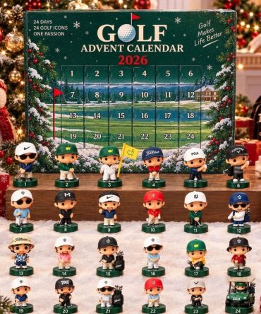 2026 Golf Advent Calendar 24 Days Christmas Ornaments Pga Championship Merch Golfer Gifts