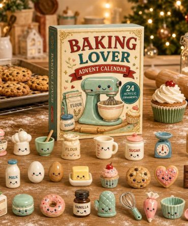 Baking Cookie Kitchen Advent Calendar 2026 24 Acrylic Christmas Ornaments Baking Lover Gifts