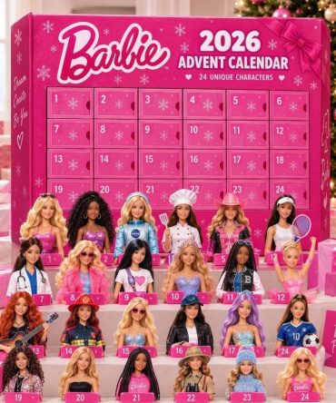 Barbie 2026 Advent Calendar 24 Unique Characters Christmas Ornaments Xmas Gifts For Sisters