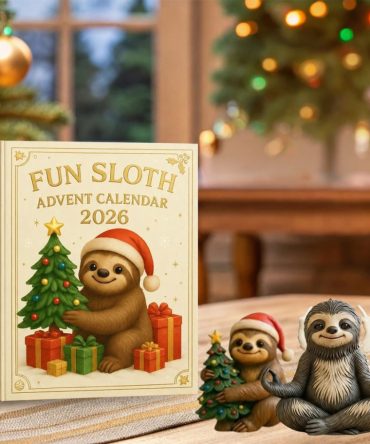 Sloth Christmas Advent Calendar 2026 24 Days Of Xmas Ornaments Gifts For Sloth Lovers