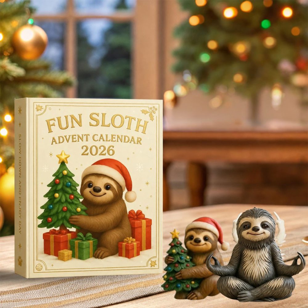Sloth Christmas Advent Calendar 2026 24 Days Of Xmas Ornaments Gifts For Sloth Lovers