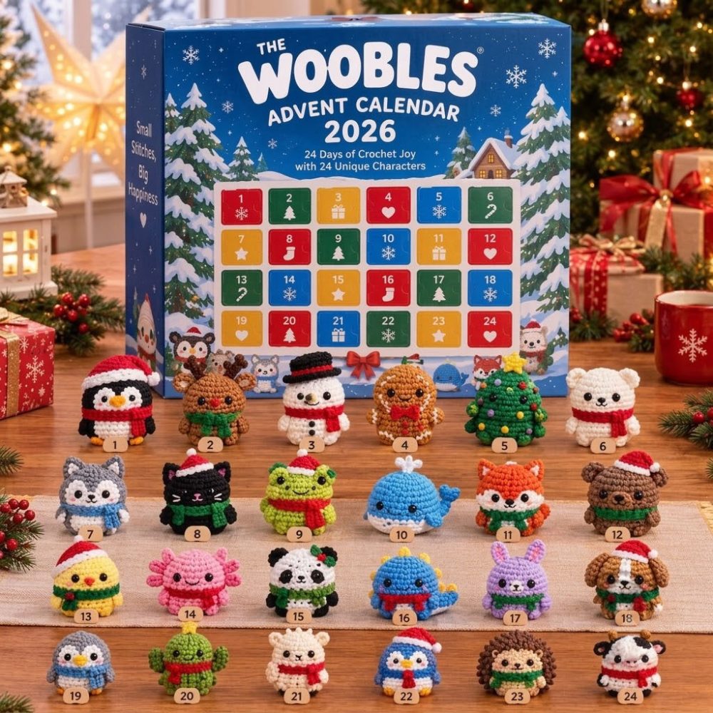 Woobles Advent Calendar 2026 Christmas Ornaments Cute Xmas Gifts For Daughters