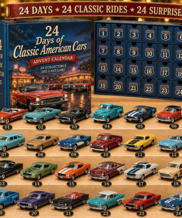 24 Days Of Classic American Cars Advent Calendar 2026 Christmas Ornaments Holiday Home Decor