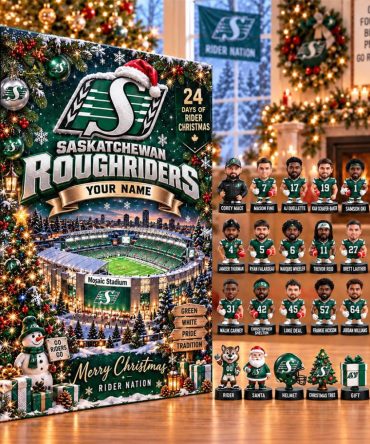 Personalized Saskatchewan Roughriders Merry Christmas Advent Calendar Xmas Tree Ornaments 2026
