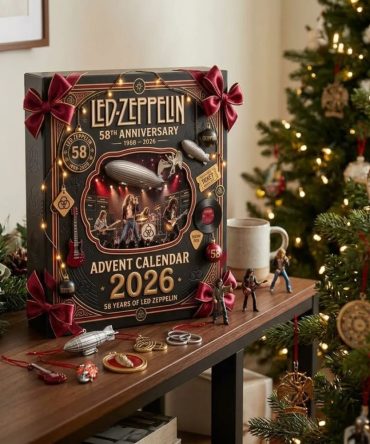 Led Zeppelin 58Th Anniversary Advent Calendar Christmas Tree Ornaments Led Zeppelin Merch