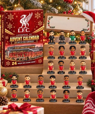 Liverpool Fc Advent Calendar 24 Days Of Red Surprises Christmas Ornaments Lfc Merch Fan Gifts