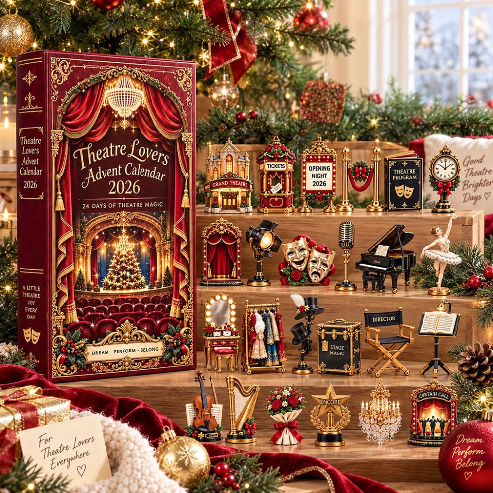 Theatre Phantom Of Opera Advent Calendar Christmas Ornaments 2026 Gift For Theatre Lovers