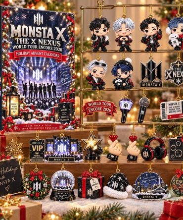 Monsta X The X Nexus World Tour Encore 2026 Advent Calendar 24-Day Christmas Ornaments Decor