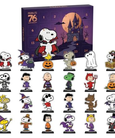 Peanuts Snoopy 76Th Anniversary Halloween 24 Day Collectible Ornaments Advent Calendar Bff Gifts
