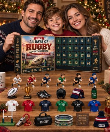 24 Days Of Rugby Legends Advent Calendar 2026 Christmas Ornaments Xmas Gift For Rugby Lovers