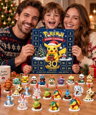 Pokemon Merch 2026 Pokemon 30Th Anniversary Advent Calendar 24 Holiday Ornaments Christmas Gift