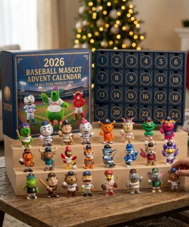 Baseball Mascot Advent Calendar 2026 Christmas Ornaments Xmas Gift For Baseball Lovers