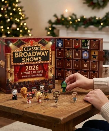 Classic Broadway Shows 2026 Advent Calendar Christmas Ornaments Xmas Tree Decorations