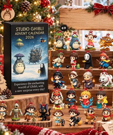 Studio Ghibli Anime Advent Calendar 24 Days Of Christmas Ornaments Ghibli Merch Cute Gifts