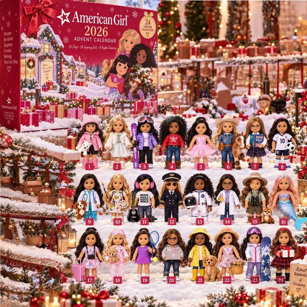 American Girl 2026 Advent Calendar 24 Days Of Christmas Ornaments Xmas Gifts For Girls