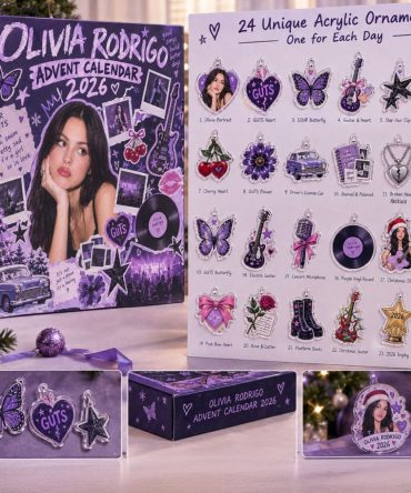 Olivia Rodrigo Advent Calendar 2026 24 Days Christmas Ornaments Box Olivia Rodrigo Merch Gifts