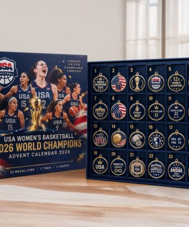 Usa Women'S Basketball World Champions Advent Calendar 2026 Christmas Ornaments Fan Gifts