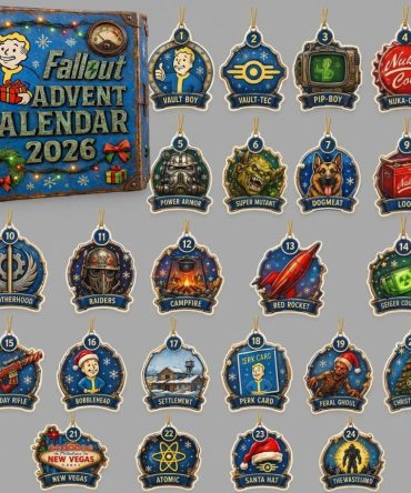 Fallout Video Game Advent Calendar 2026 24 Days Christmas Ornaments Box Fallout Merch
