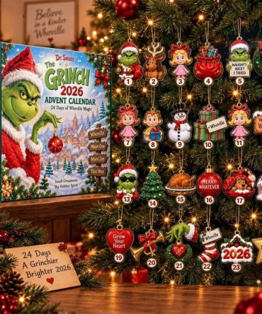 Dr Seuss The Grinch Advent Calendar 2026 24 Days Of Whoville Magic Christmas Ornaments Decor