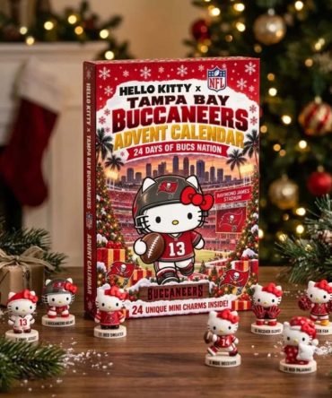 Hello Kitty X Tampa Bay Buccaneers Advent Calendar 24 Days Of Bucs Nation Christmas Ornaments