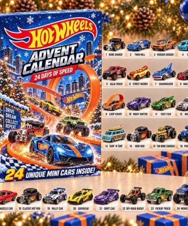 Hot Wheels Advent Calendar 2026 24 Days Of Speed Christmas Ornaments Hot Wheels Merch Son Gifts