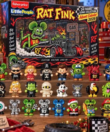 Little People Collector Rat Fink 2026 Advent Calendar Halloween Ornaments Rat Fink Merch Gifts