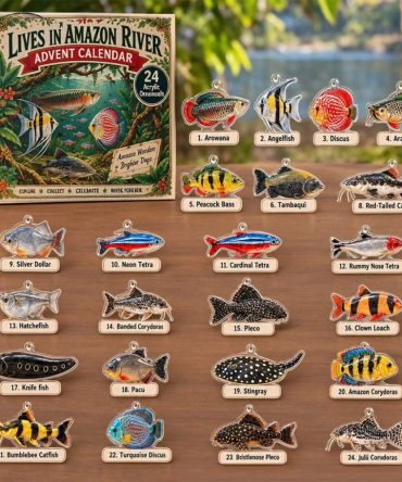 Lives In Amazon River Advent Calendar 2026 Christmas Ornaments Xmas Gift For Son