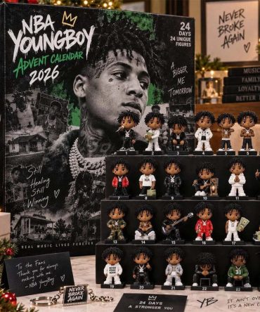Nba Youngboy Advent Calendar 2026 24 Days Of Music Christmas Ornaments Nba Youngboy Merch