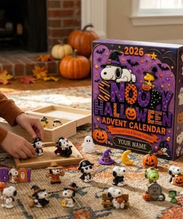 Custom Snoopy Halloween Advent Calendar 2026 24 Days Of Cute And Spooky Ornaments Snoopy Merch