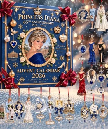 Princess Diana 65Th Anniversary 1961-2026 Advent Calendar Christmas Tree Ornaments Decor