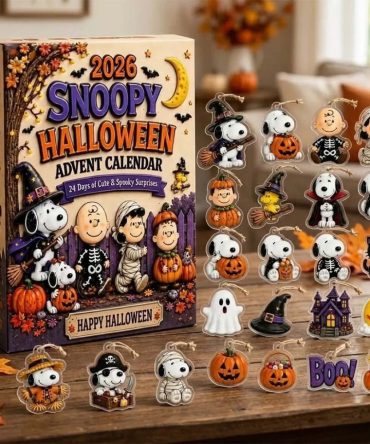 Snoopy 2026 Happy Halloween Advent Calendar Holiday Ornaments Gifts For Snoopy Fans