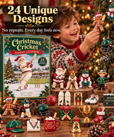 Christmas Cricket Advent Calendar 24 Days Of Surprises Xmas Decor Gift For Cricket Lovers