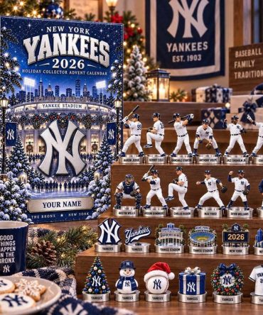 Custom New York Yankees 2026 Collector Advent Calendar Christmas Ornaments Ny Yankees Merch