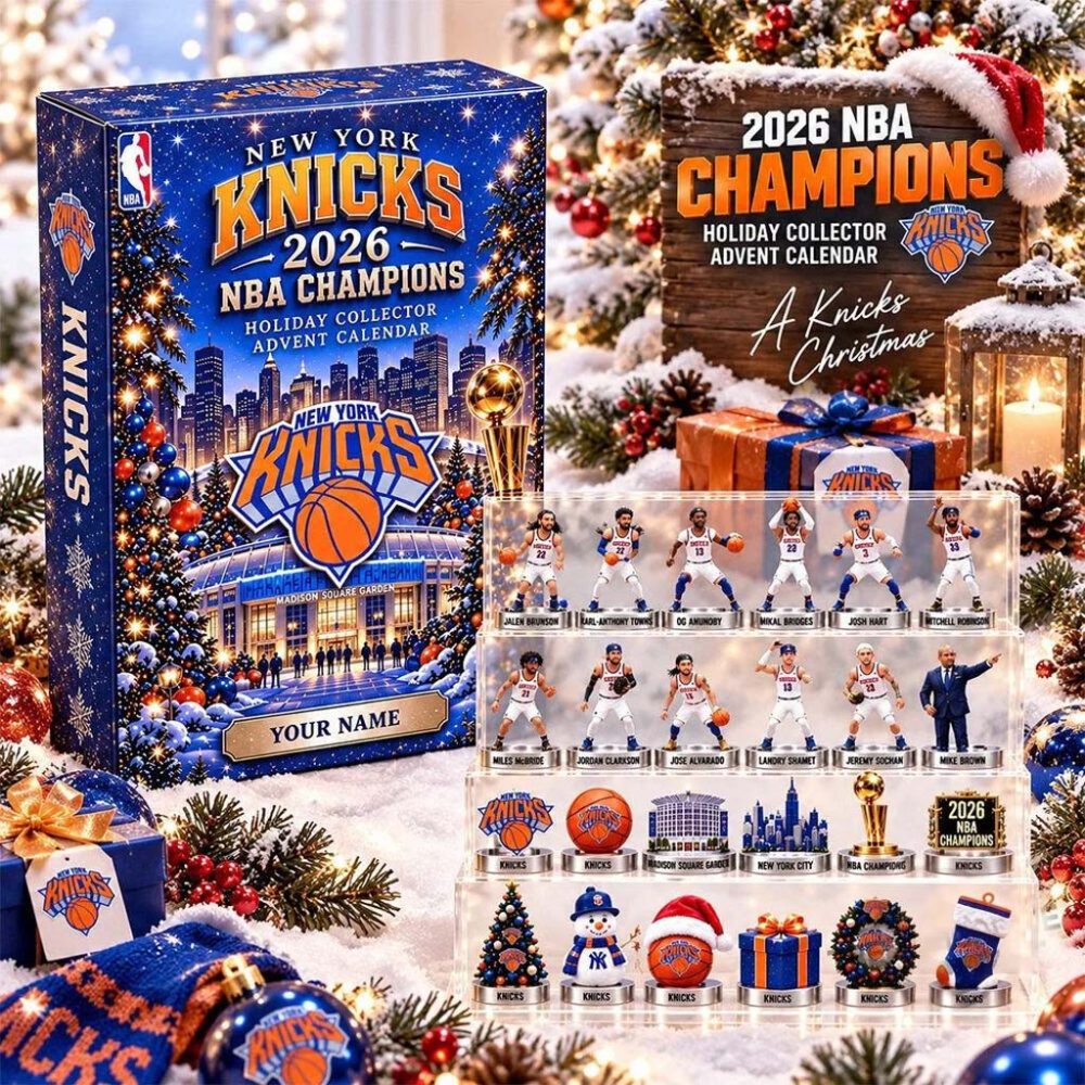 Personalized New York Knicks 2026 Champions Advent Calendar Christmas Ornaments Ny Knicks Merch