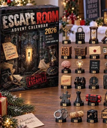 Escape Room Advent Calendar 2026 24 Days Of Christmas Ornaments Escape Room Merch Xmas Gifts