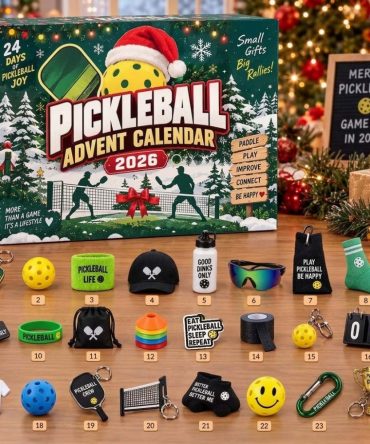 Pickleball Advent Calendar 2026 24 Days Of Fun Christmas Ornaments Gift For Pickleball Lover