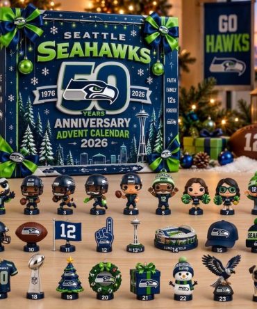 Seattle Seahawks 50Th Anniversary Advent Calendar 2026 The 12S Collectible Christmas Ornaments