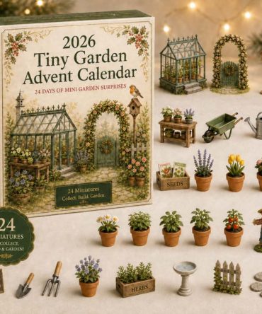 Tiny Garden Advent Calendar 24 Days Of Christmas Ornaments Xmas Gift For Gardener