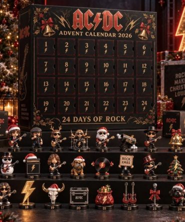 Ac Dc 2026 Advent Calendar 24 Days Of Rock Christmas Ornaments Ac Dc Merch Gift For Band Fans