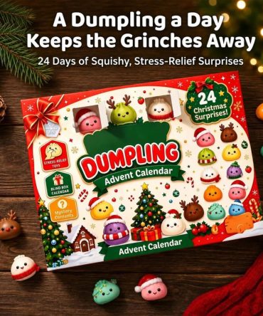 2026 Dumpling Squishy Advent Calendar Christmas Blind Box Stress Relief Toys Holiday Gifts