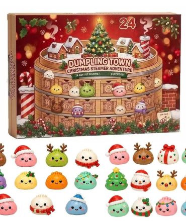 Christmas Squishies Advent Calendar 2026 Dumpling Town Squishy Surprise Toys Gifts For Xmas