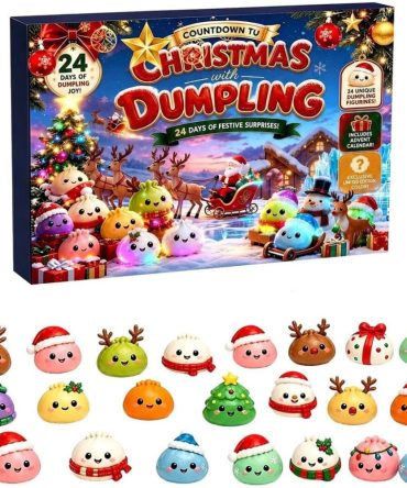 Christmas With Dumpling Advent Calendar 24 Day Of Festival Surprise Squishies Toys Countdown Box