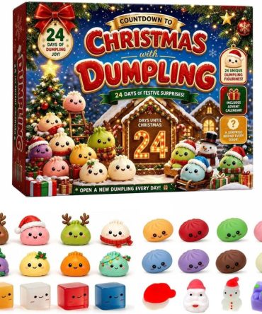 Christmas With Dumpling Advent Calendar 24 Days Squishy Toys Christmas Countdown Box Xmas Gifts