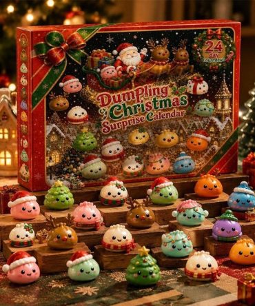 Dumpling Christmas Advent Calendar 2026 Dumpling Squishy Toys Surprise Countdown Box Xmas Gift
