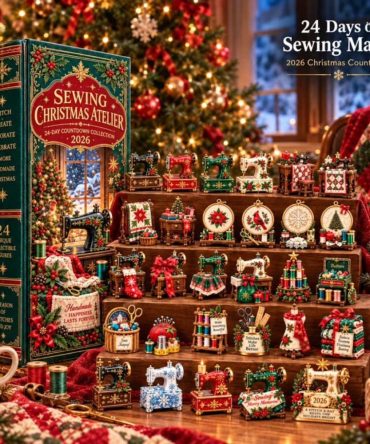 Sewing Christmas Atelier Advent Calendar 2026 24-Day Countdown Collection Xmas Ornaments