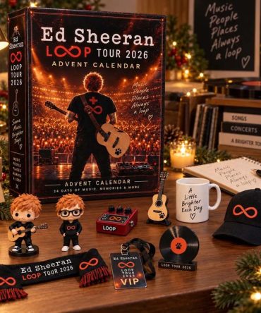 Ed Sheeran Loop Tour 2026 Advent Calendar Christmas Ornaments Ed Sheeran Merch Fan Gifts