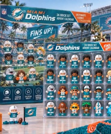 Miami Dolphins 2026 Christmas Advent Calendar Holiday Ornaments Miami Dolphins Merch Fan Gifts