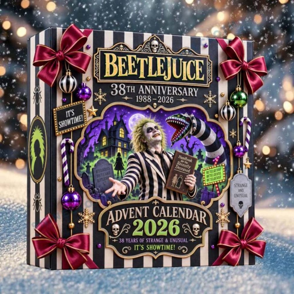 Beetlejuice 38Th Anniversary Advent Calendar Christmas Ornaments Beetlejuice Merch Fan Gifts